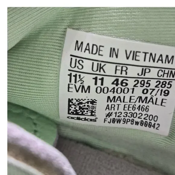 Adidas Ozweego "Glow Green" sneakers Men's Size 11.5 - Picture 3 of 9